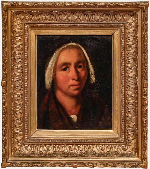 19th Century Oil - Peasant Woman