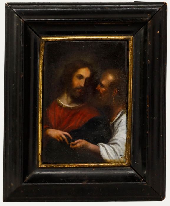Titian - 19th Century Oil, The Tribute Money