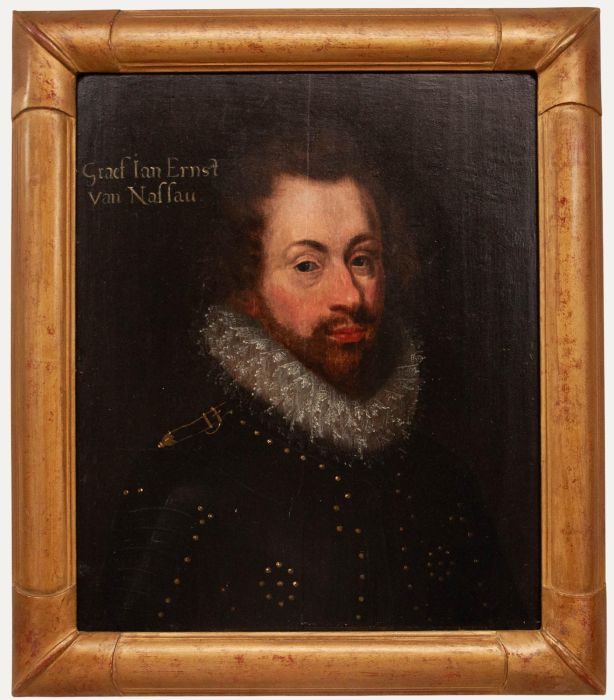 17th Century Oil - Count John Ernest of Nassau-Siegen