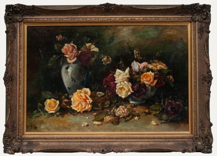 1896 Oil - Decaying Bouquet
