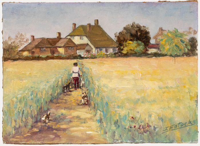 James Eatock - 20th Century Oil, My Wife with the Dogs