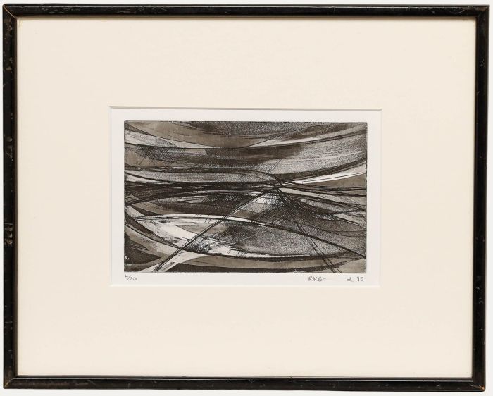 1995 Etching - Abstraction II