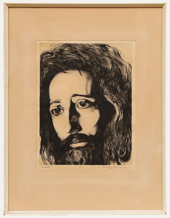 Willy Pogany - Framed Early 20th Century Etching, Avatar