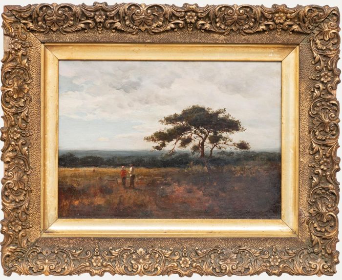 19th Century Oil - Fields Near Shirley