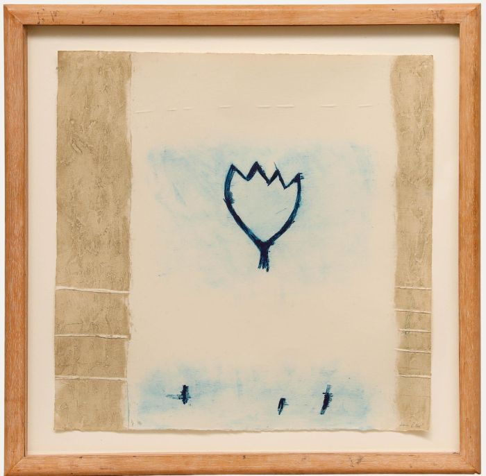 Duncan Bullen - 1990 Monotype, Blue Tulip