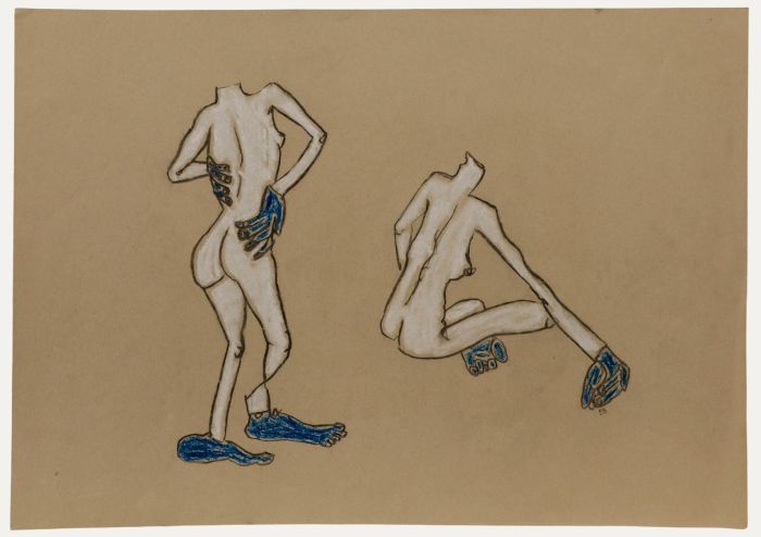 Lorella Bianco - Contemporary Mixed Media, Two Figures