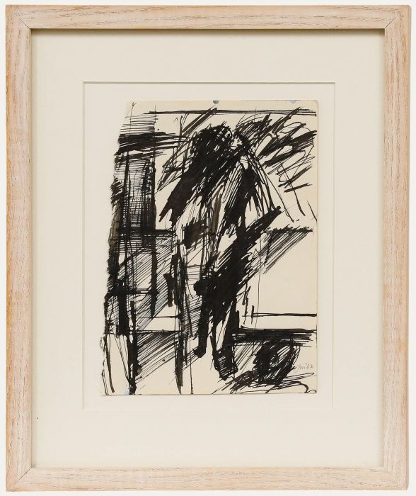 John Mitchell - 1962 Pen and Ink Drawing, Atmosphere
