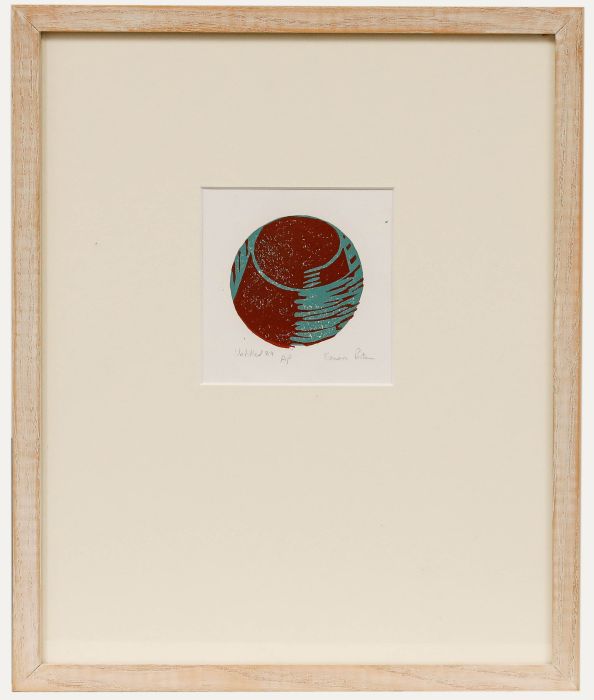 Sandra Porter - 1989 Linoprint, Untitled