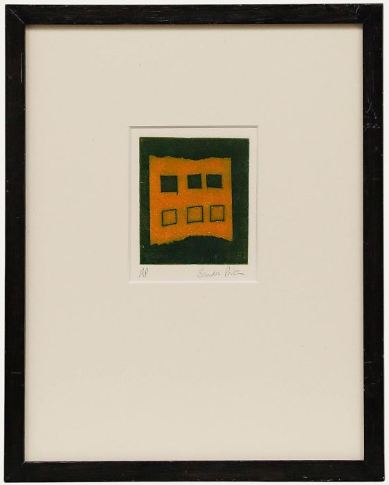 Sandra Porter - 20th Century Aquatint, Abstract Windows