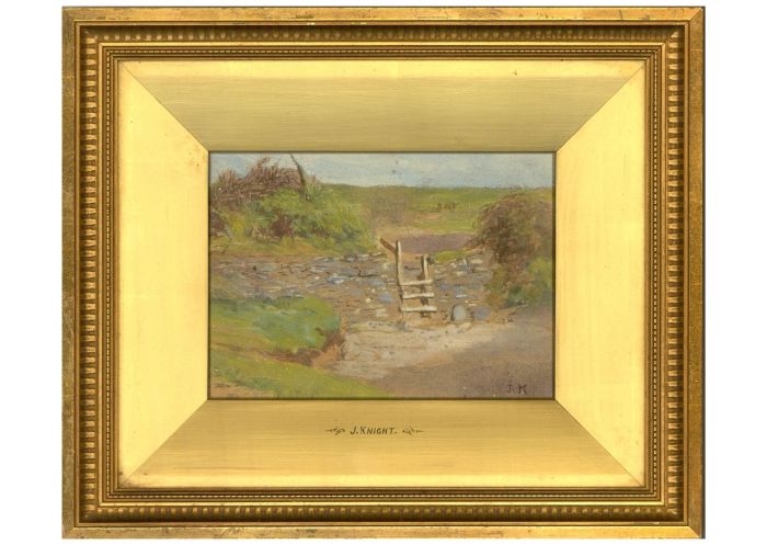 Attrib. Joseph Knight (1837-1909) - Late 19th Century Watercolour, Little Ladder