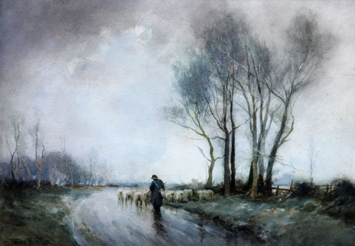 William Tatton Winter RBA - Excellent 19th Century Watercolour, "Homeward Bound"