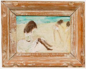 David Cox - 20th Century Oil, On the Beach