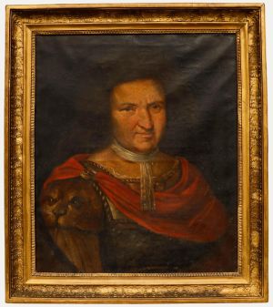 French School 18th Century Oil - Portrait of a Nobleman