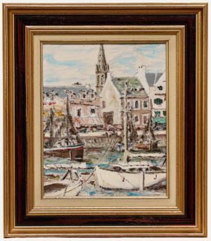 20th Century Oil - The Port of Honfleur