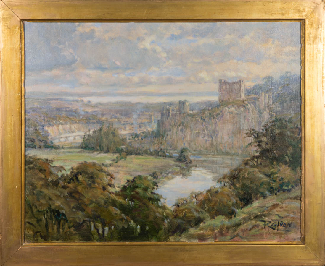 R.G. Trow - Mid 20th Century Oil, Chepstow Castle