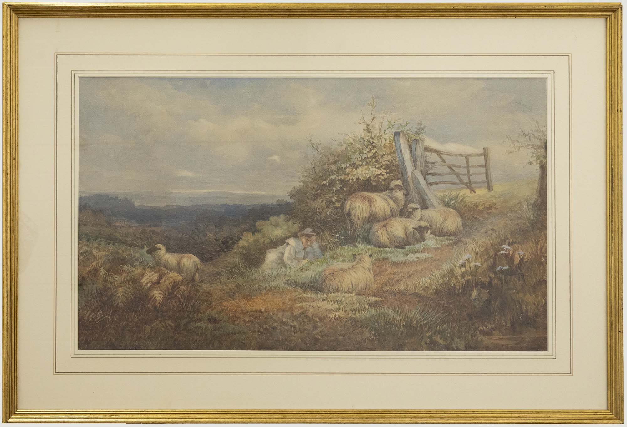 Manner of Thomas George Cooper (1836–1901) – Watercolour, Shepherd’s Rest