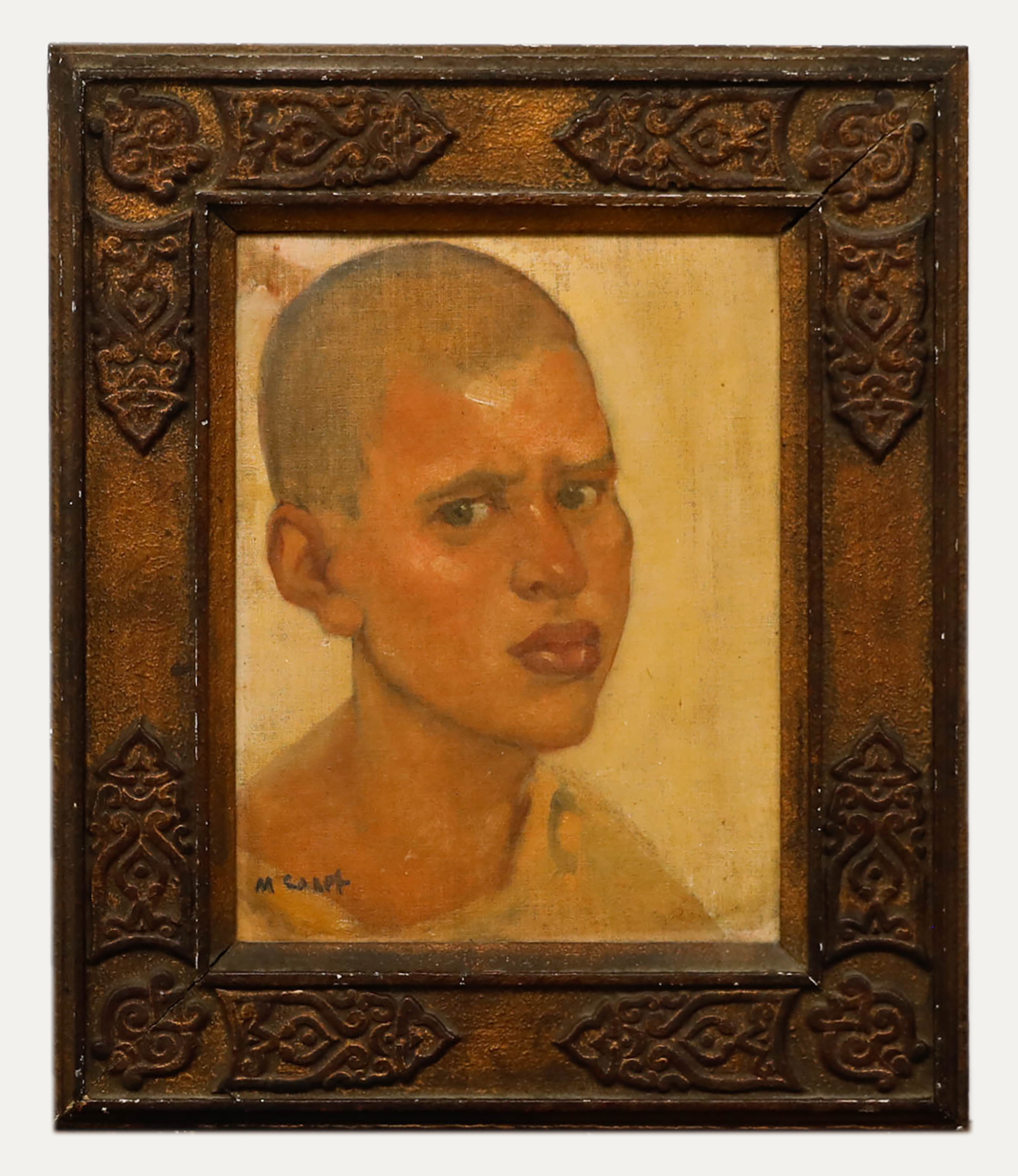 Marcel Canet (1875-1959) - Early 20th Century Oil, Portrait Study