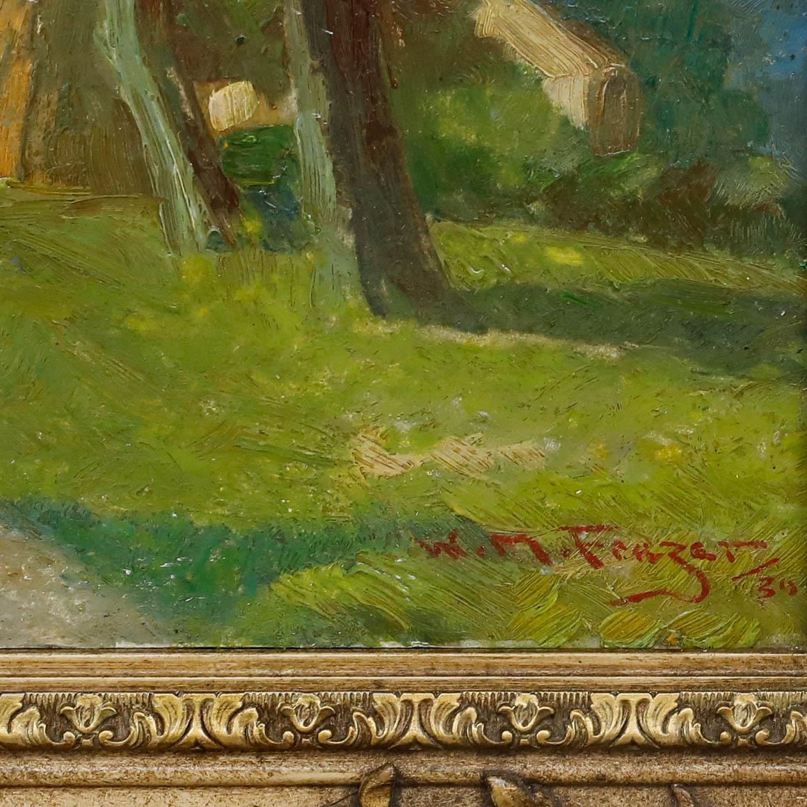 William Miller Frazer RSA (1864-1961) - 1930 Oil, Sunlight on