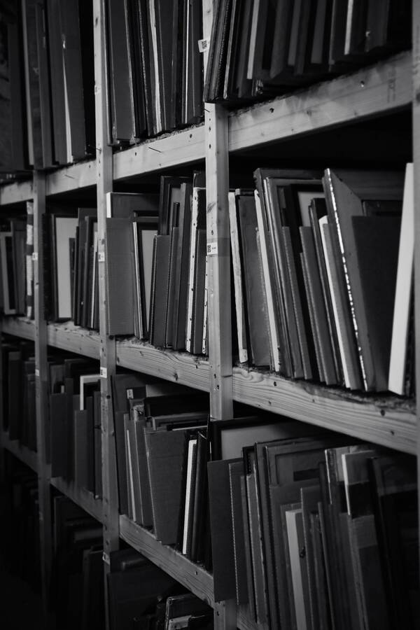 Inside the Sulis Fine Art warehouse